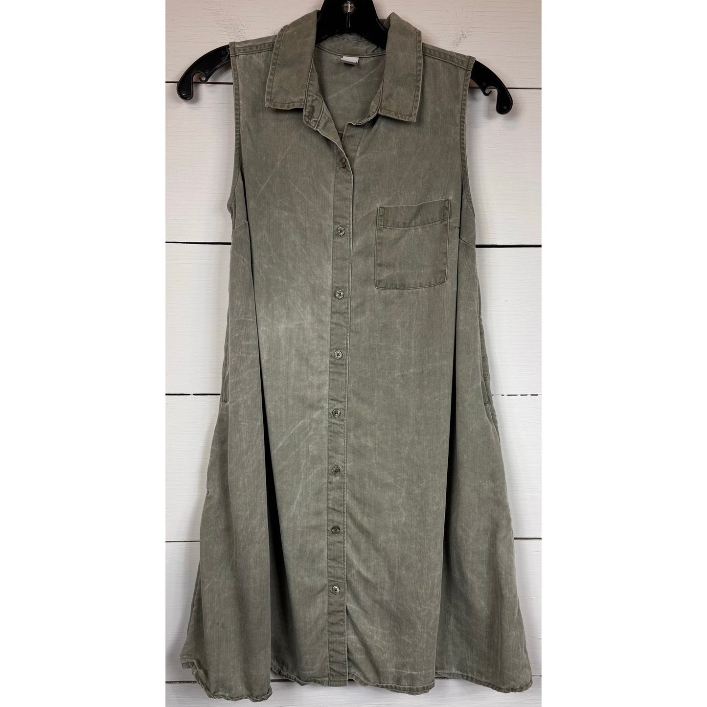 Old Navy Green Sleeveless Dress Women's Size Small
