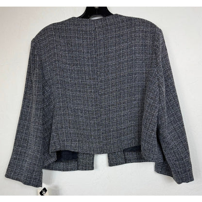 Danny & Nicole Gray 3/4 Sleeve Dress Jacket Women's 16