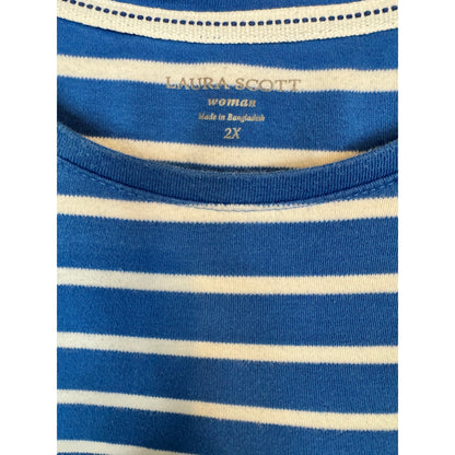 Laura Scott Short Sleeve T-Shirt Women's Size 2X