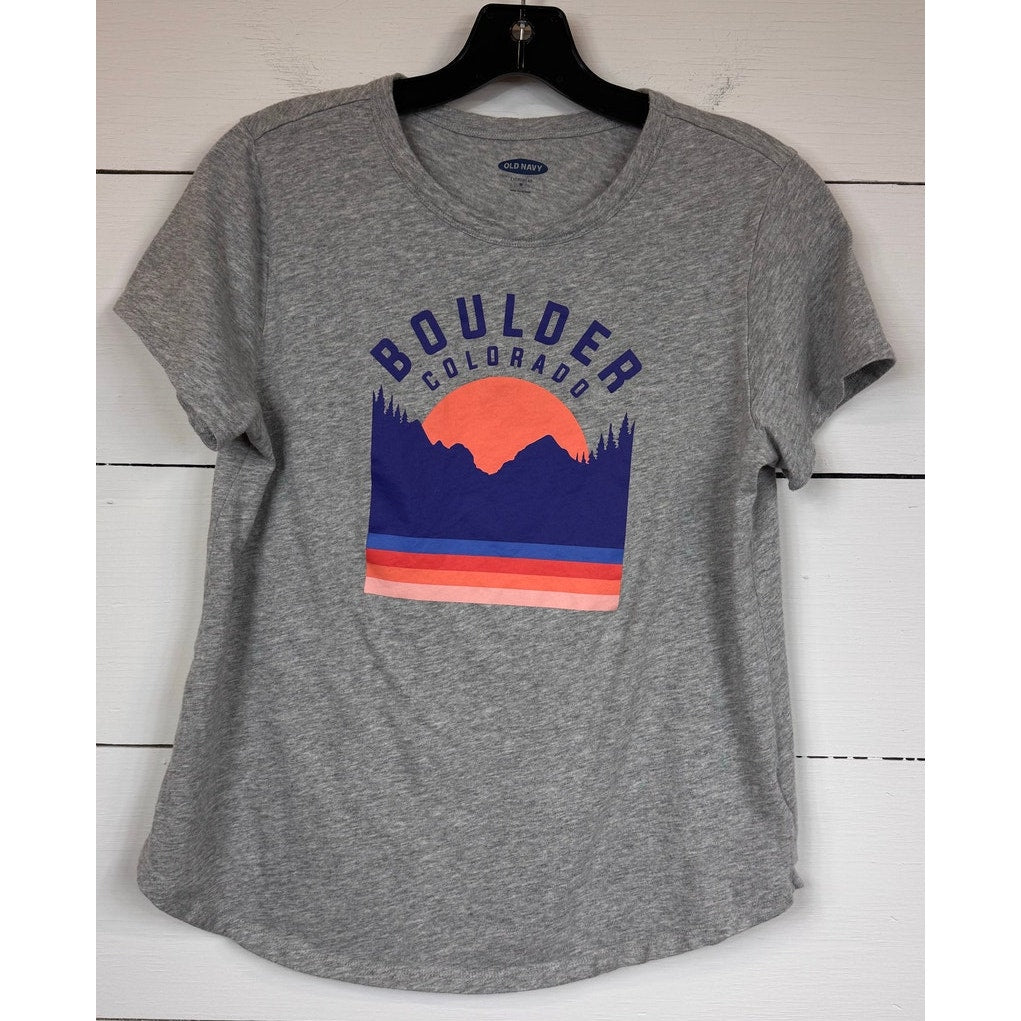 Old Navy Gray T-Shirt Women's Size Medium