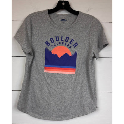 Old Navy Gray T-Shirt Women's Size Medium