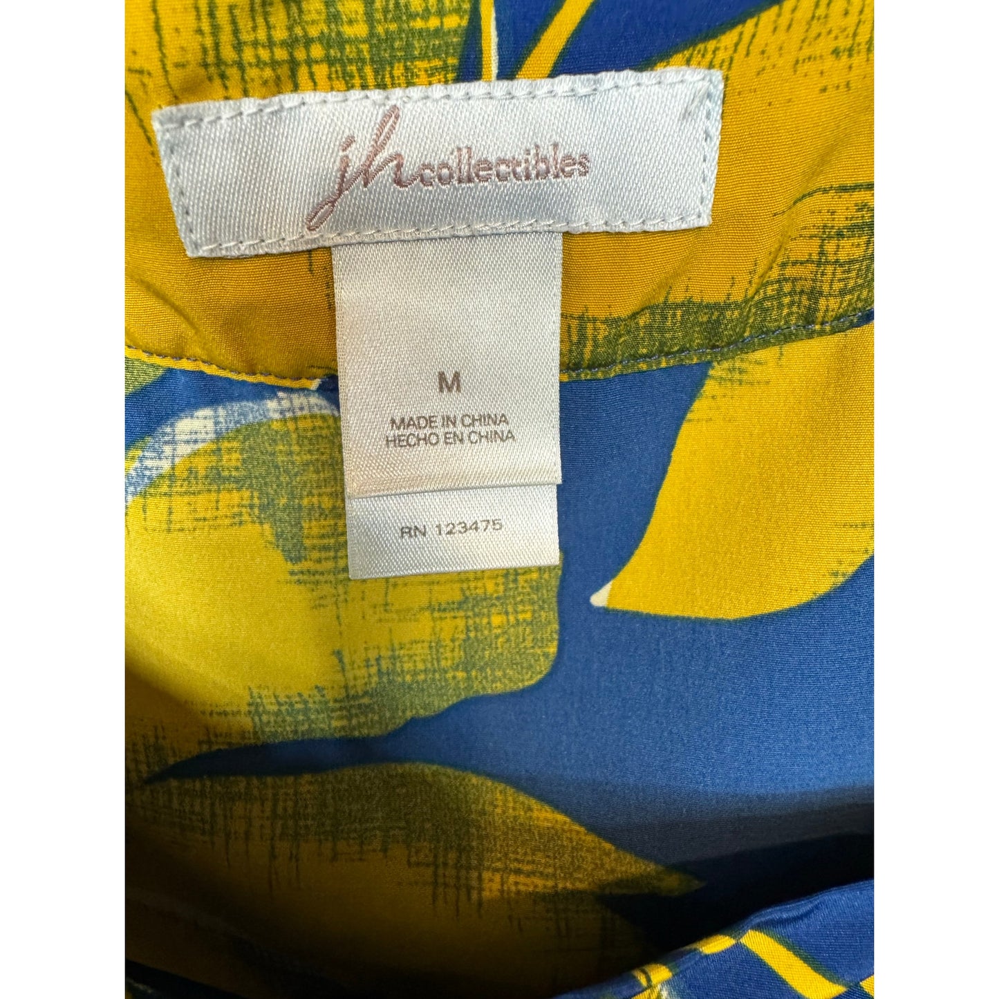 JH Collectibles Sleeveless Blouse Women's Size Medium