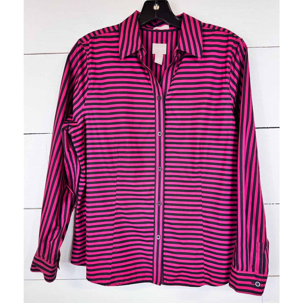 Chico's Button Up Shirt Women's Size 1 = Small