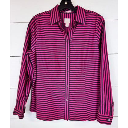 Chico's Button Up Shirt Women's Size 1 = Small