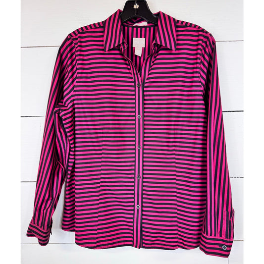 Chico's Button Up Shirt Women's Size 1 = Small