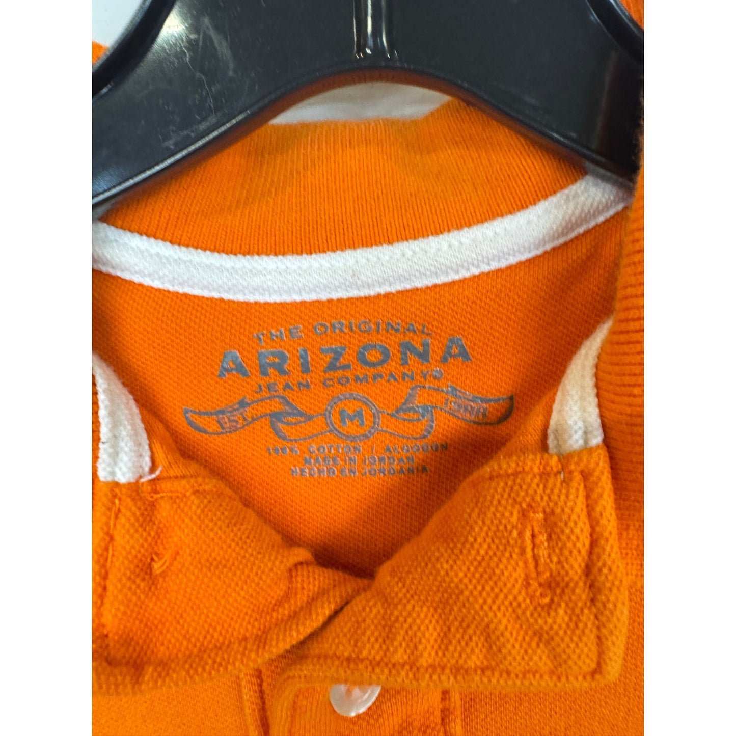 Arizona Orange Polo Shirt Boy's Medium