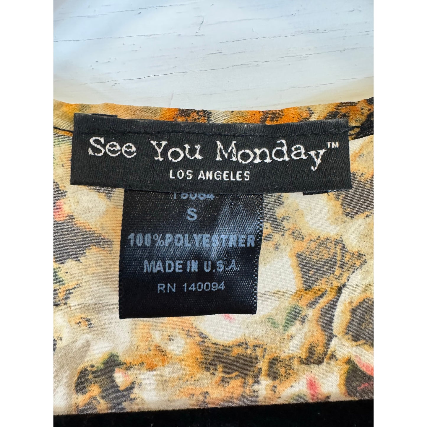 See You Monday Floral Kimono Women's Size Small