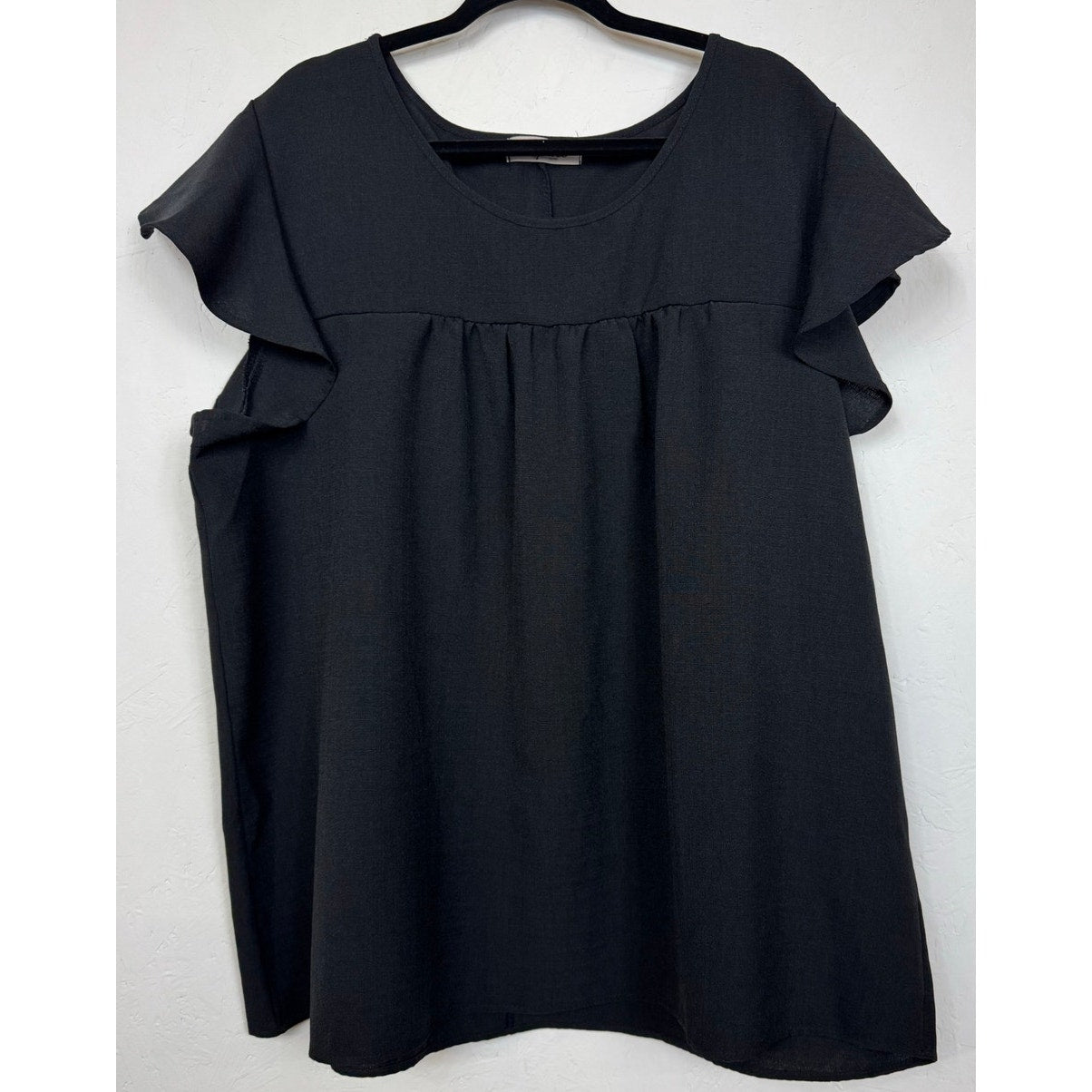 Haptics Black Blouse Women's 3x