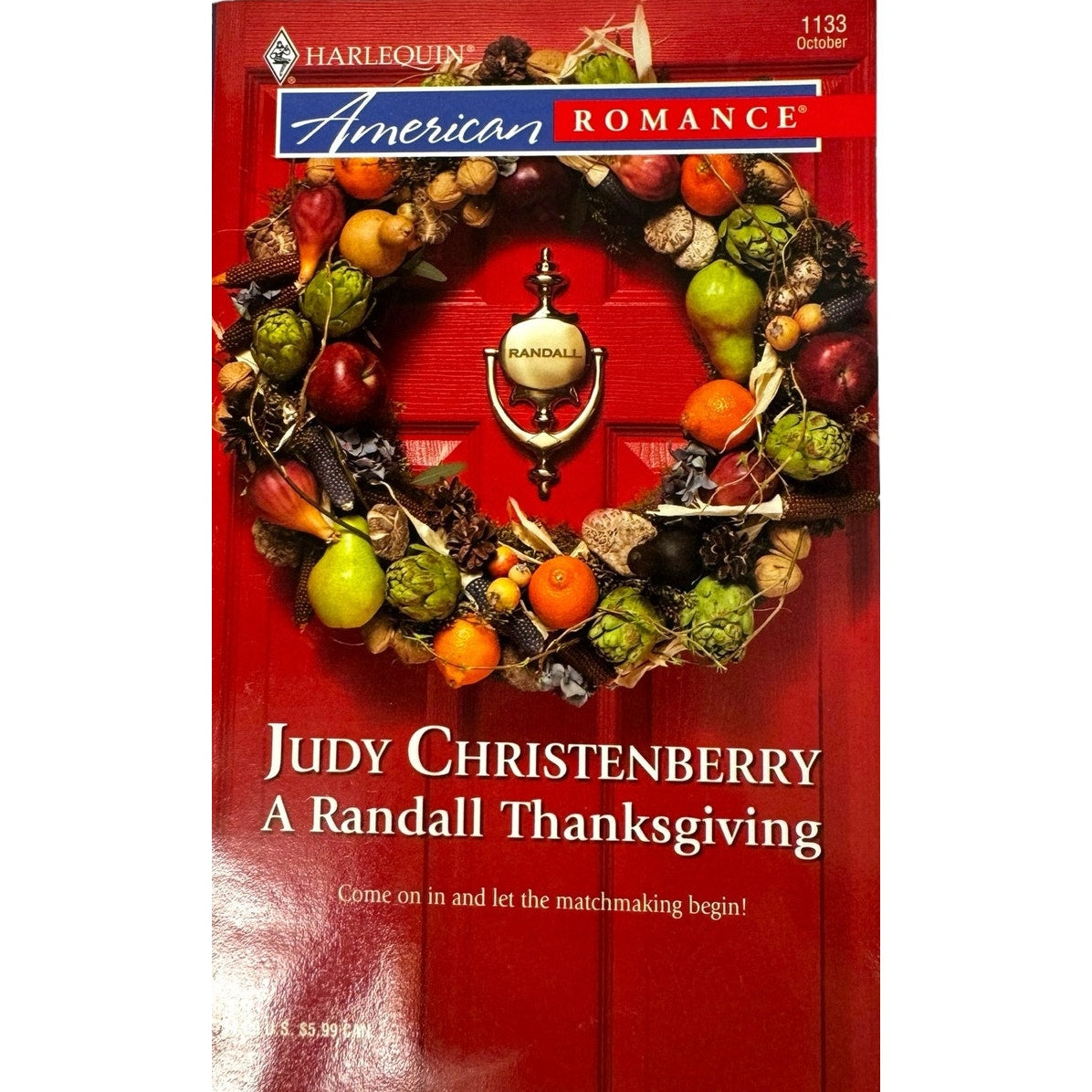 A Randall Thanksgiving by Judy Christenberry (2006, Paperback)