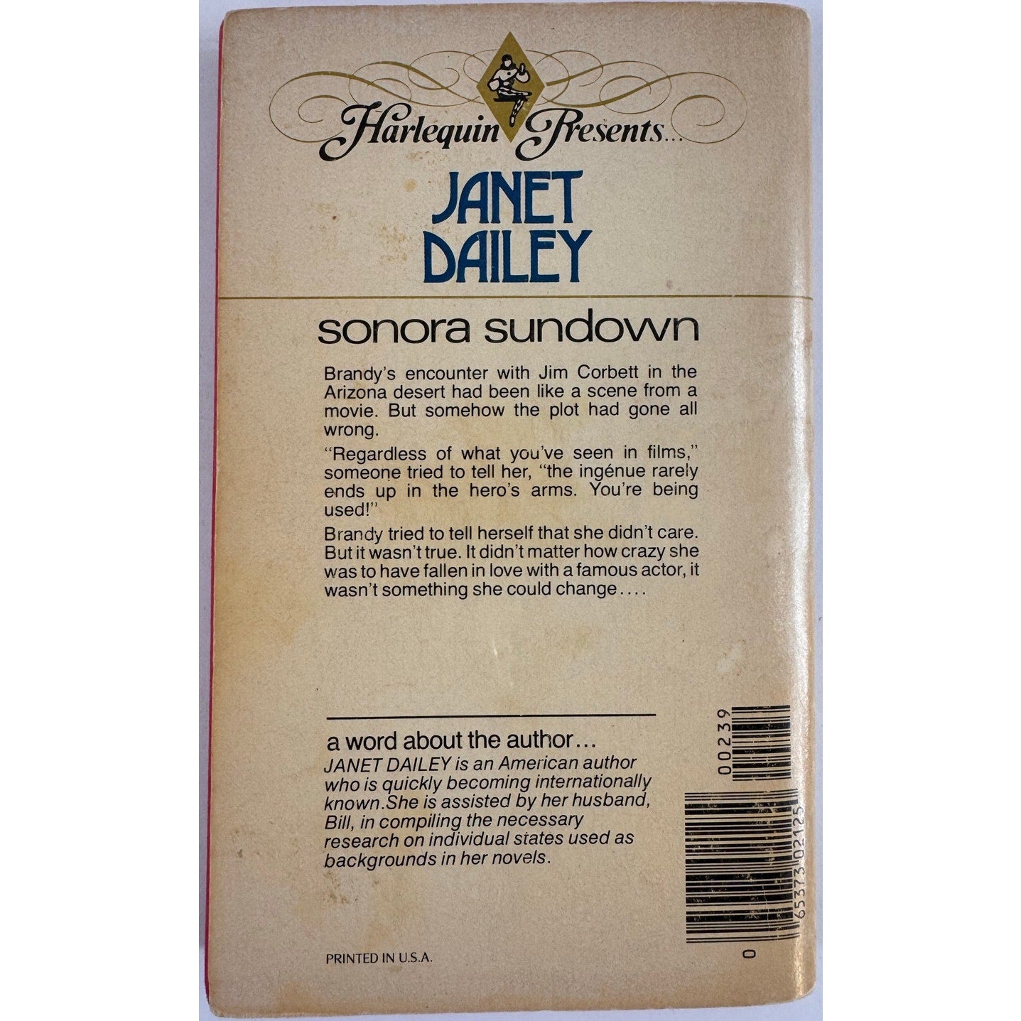 Sonora Sundown by Janet Dailey (Paperback)