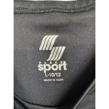 The Children's Place Sport Black Sleeveless Tank Top Boy's Large 10/12