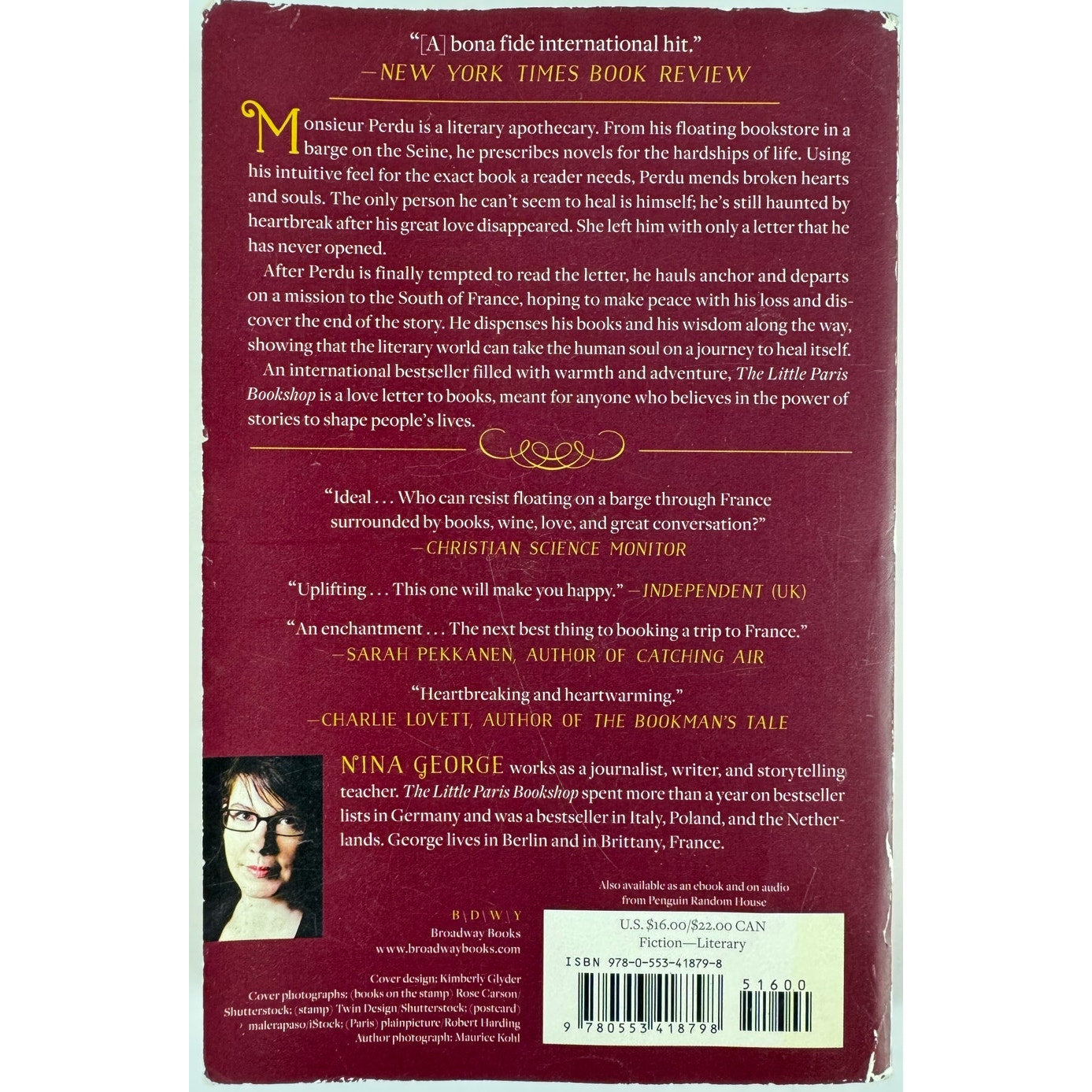 The Little Paris Bookshop by Nina George (Paperback)