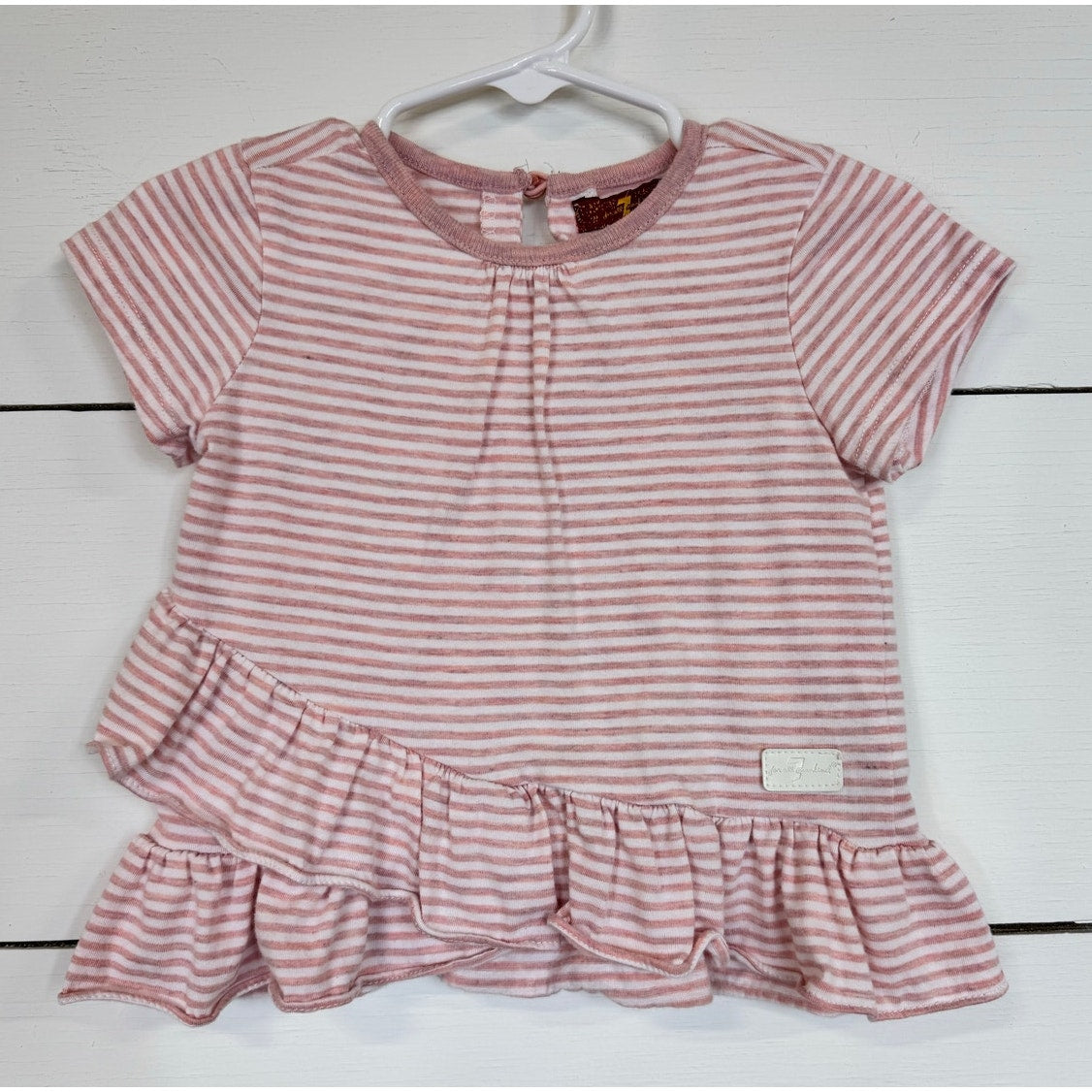 7 For All Mankind Short Sleeve Top Girl's Size 2t