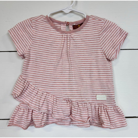 7 For All Mankind Short Sleeve Top Girl's Size 2t