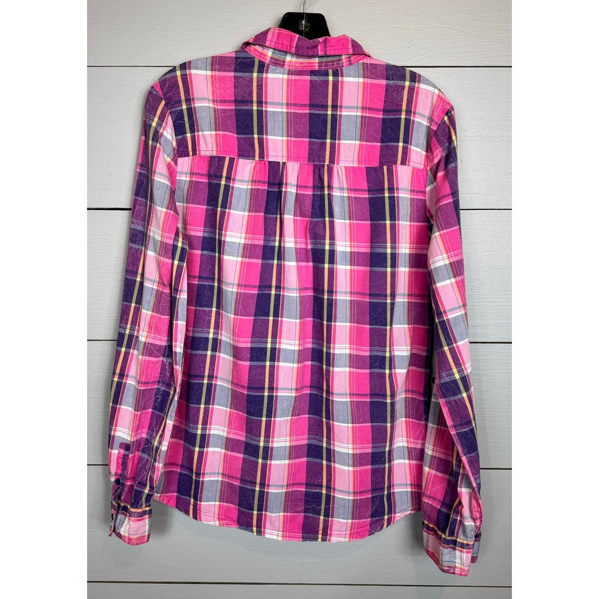 Lei Long Sleeve Button Up Shirt Women's Size Large