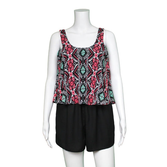 Love Blossom Sleeveless Romper Women's Size Medium