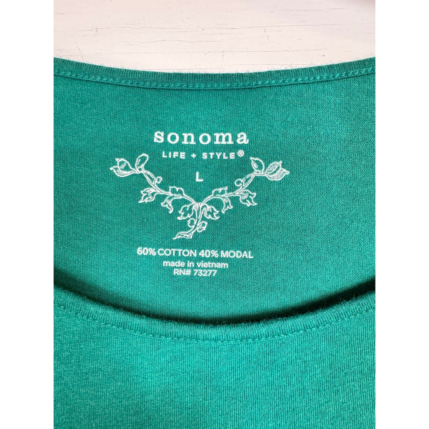 Sonoma Short Sleeve Shirt Women's Size Large