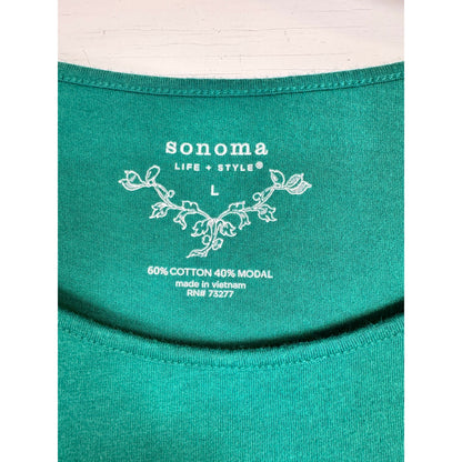 Sonoma Short Sleeve Shirt Women's Size Large