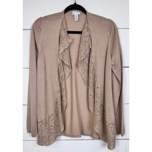 Chico's Long Sleeve Cardigan Women's Size 2
