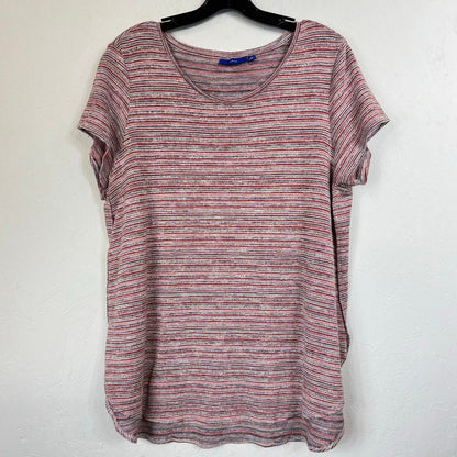 Apt.9 Multicolor Short Sleeve Blouse Women's XL
