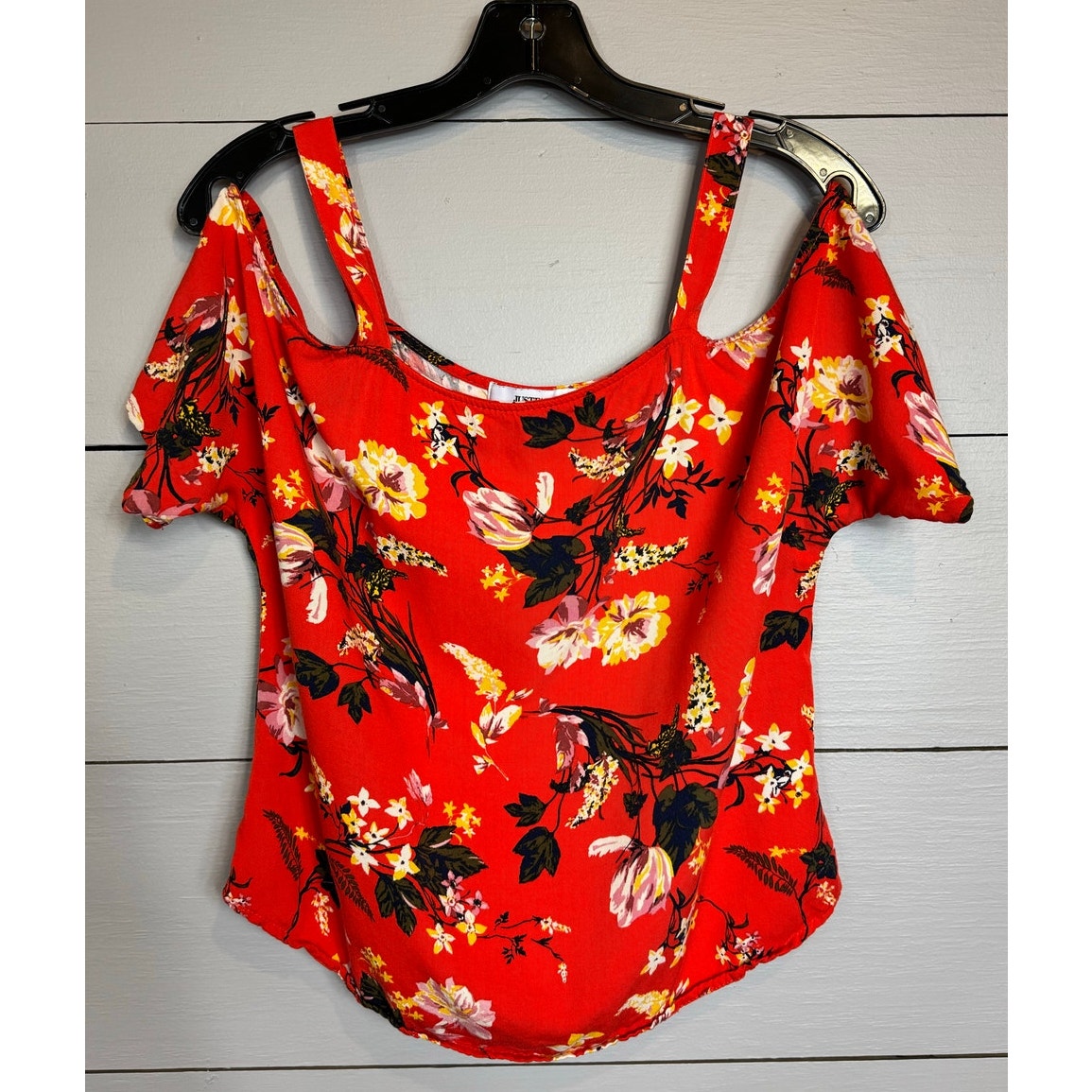 Just Fab Short Sleeve Top Women's Size Small