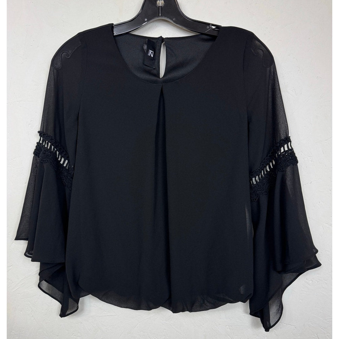 Iz Byer Black Blouse Women's Extra Small