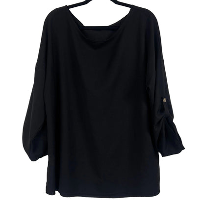 2XL Black Long Sleeve Blouse Women's size 2XL - Image 1