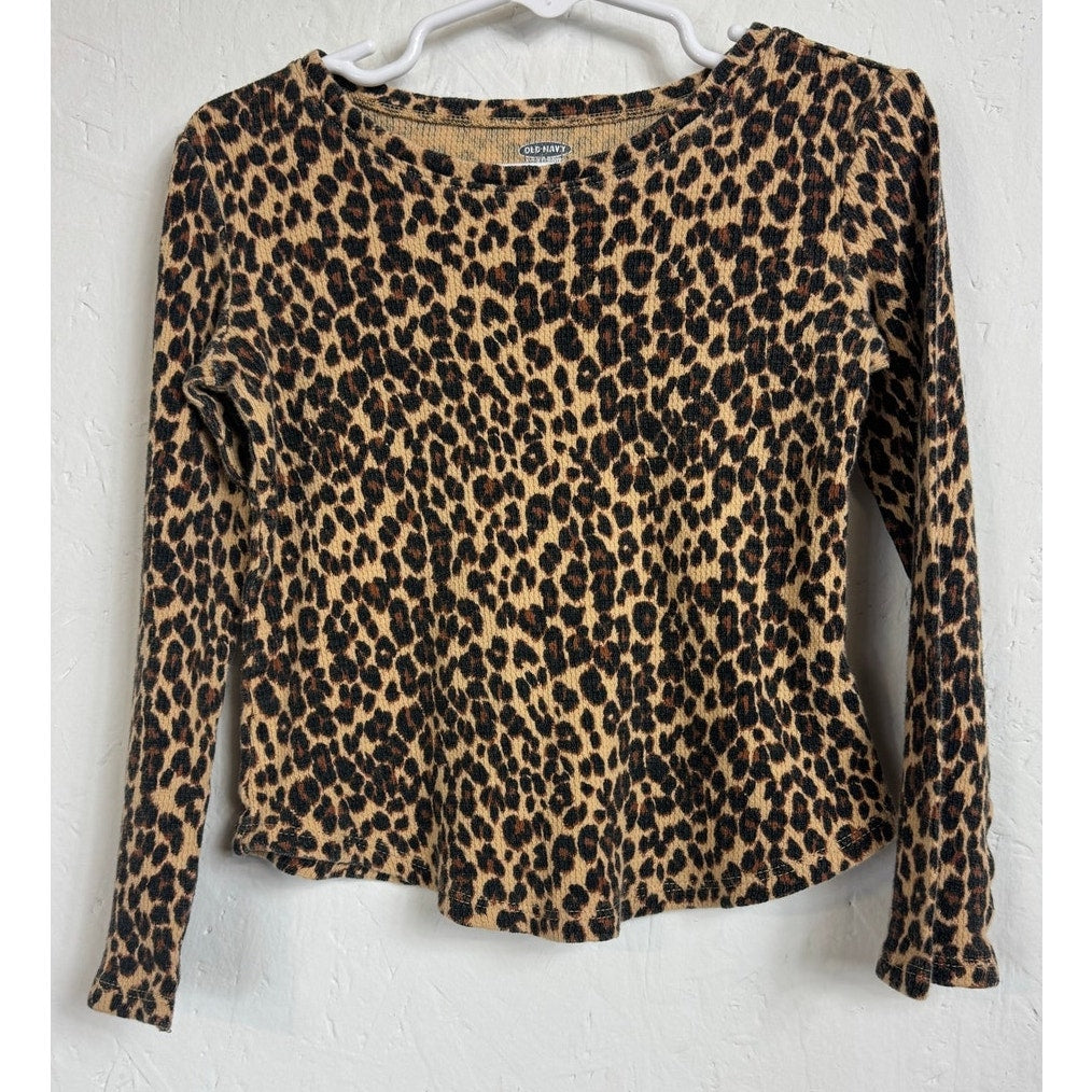 Old Navy Brown Long Sleeve Shirt Girl's Size 5t