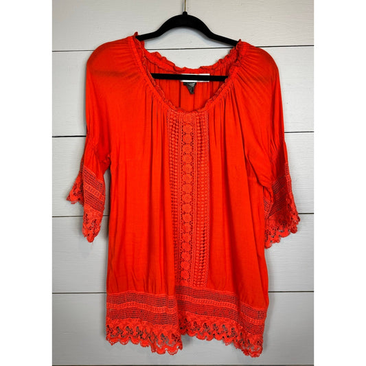Urban Mangoz 3/4 Sleeve Top Women's Size XL