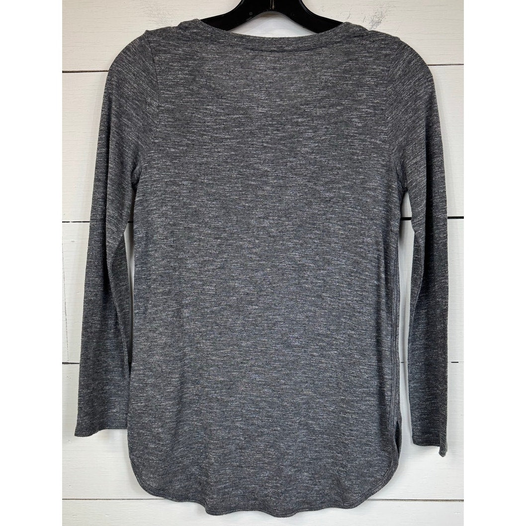 Mudd Gray Long Sleeve T-Shirt Girl's Size 14