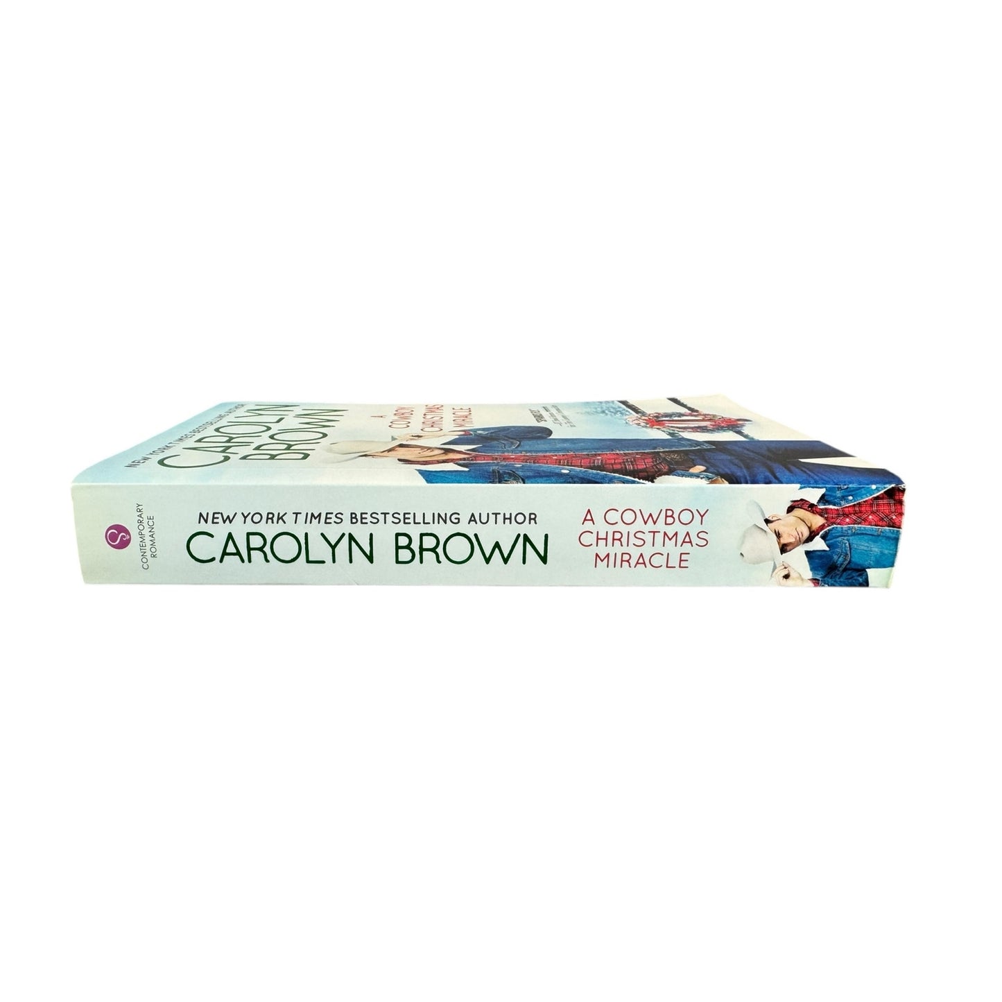 A Cowboy Christmas Miracle by Carolyn Brown (Paperback)
