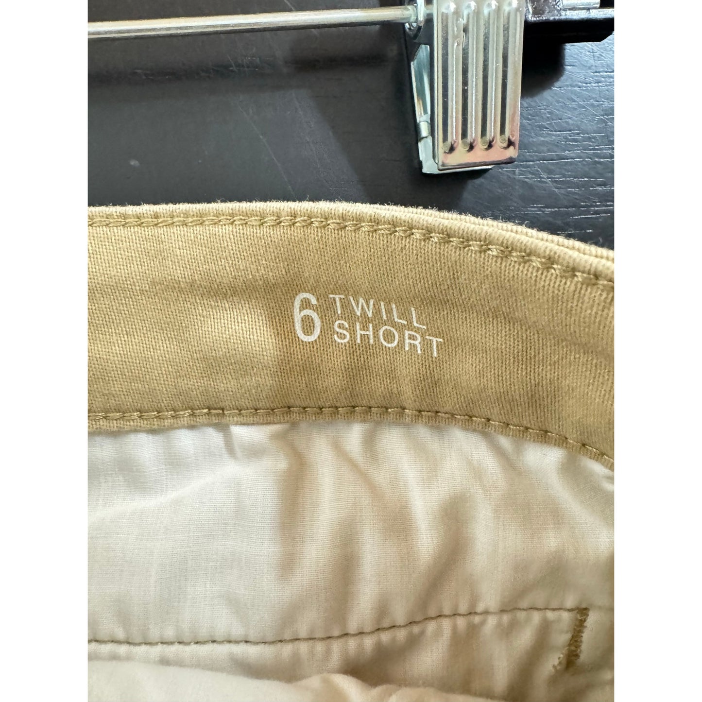 A.N.A. Beige Chino Shorts Women's 6 Short