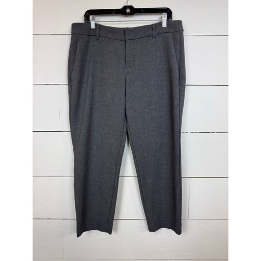 Old Navy Gray Cropped Pants Women's Size 12
