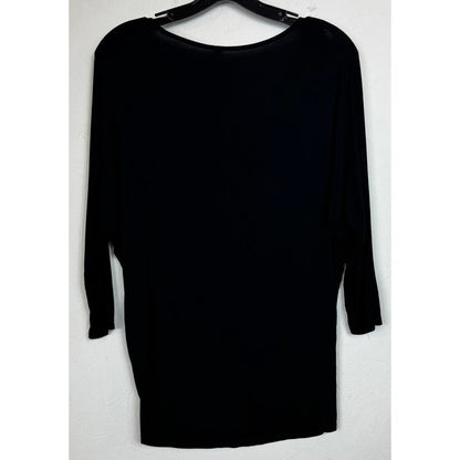Superline Black Long Sleeve Blouse Women's Medium