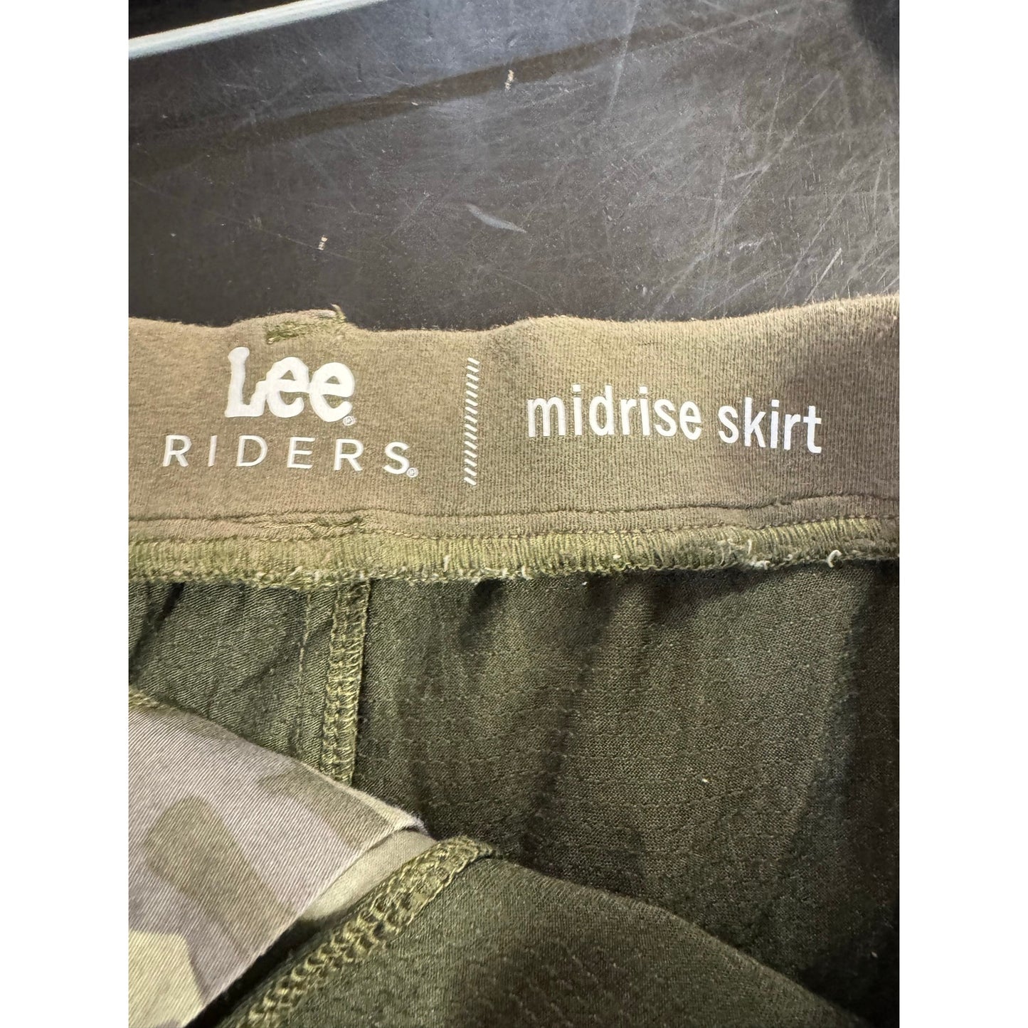 Lee Riders Green Mini Skirt Women's 22W