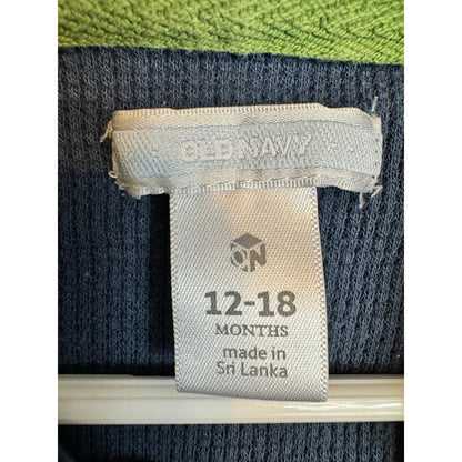 Old Navy Long Sleeve Shirt Boy's Size 12-18 Months
