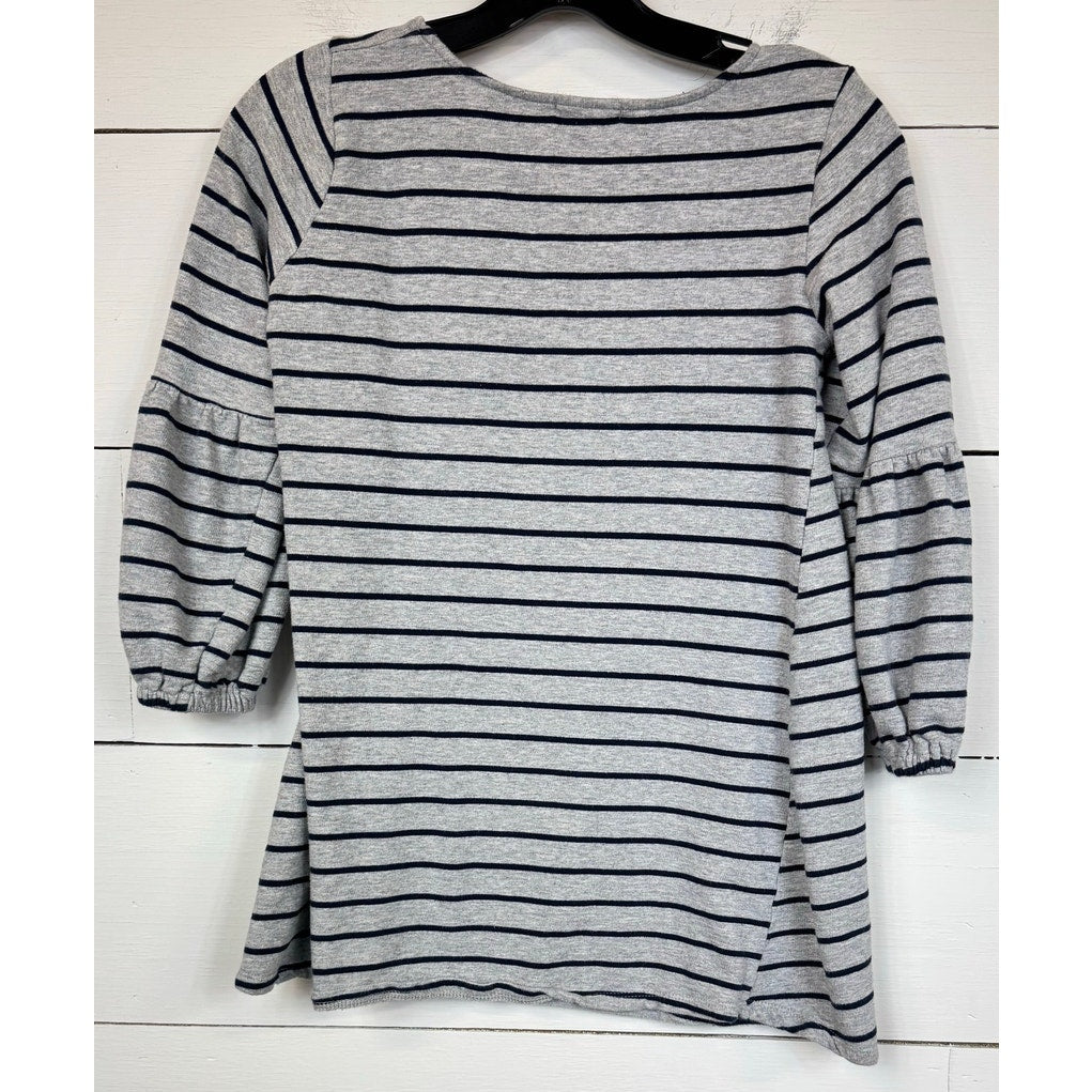Copper Key Gray Blue Long Sleeve Shirt Girl's Large