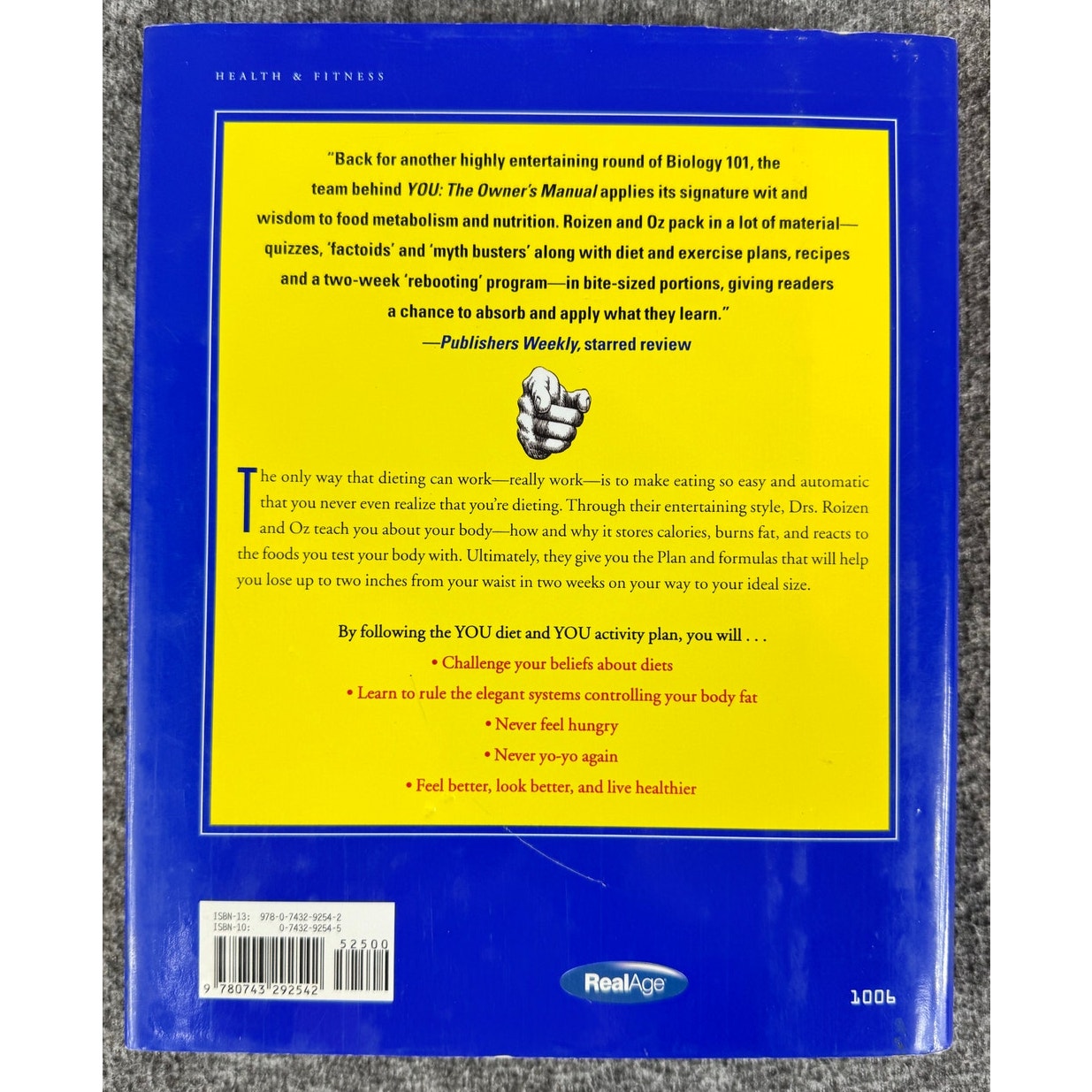 You on a Diet by Michael F. Roizen, M.D. (Hardcover)