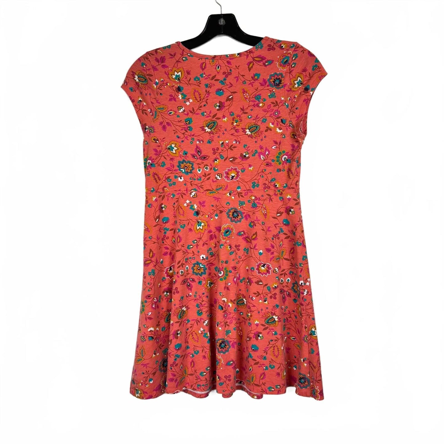 Wonder Nation Coral Short Sleeve Knee-Length Dress Girl's Size XL