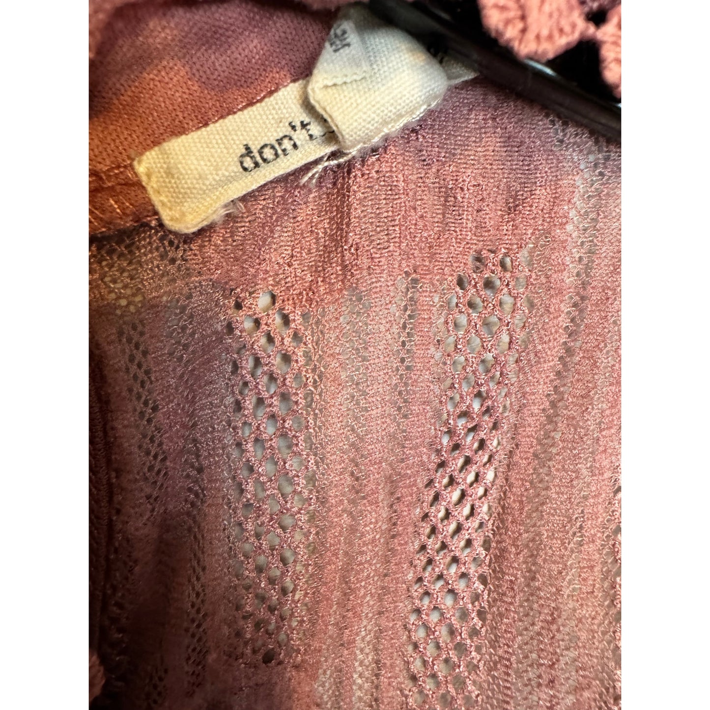 Don't Stop Believing Sleeveless Blouse Women's Size Small