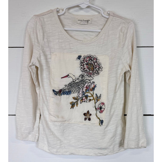 Mimi & Maggie Long Sleeve Top Girl's Size 4
