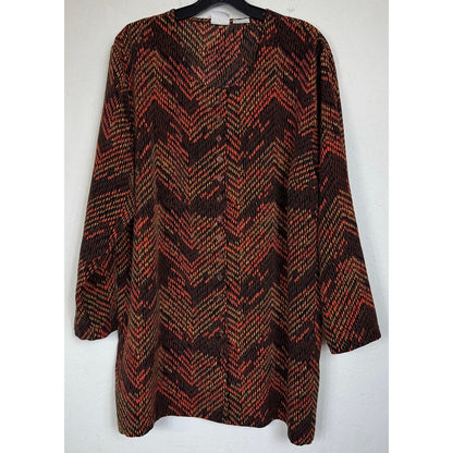 Studio C Long Sleeve Button Up Blouse Women's Size 22/24W