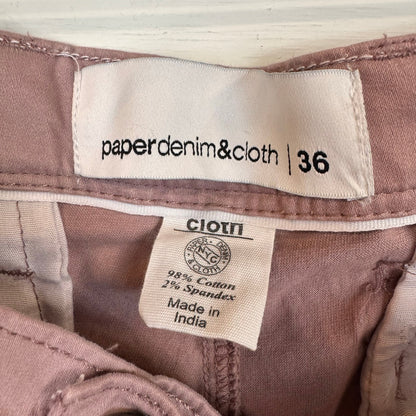 Paper Denim & Cloth Purple Chino Shorts Men's Size 36