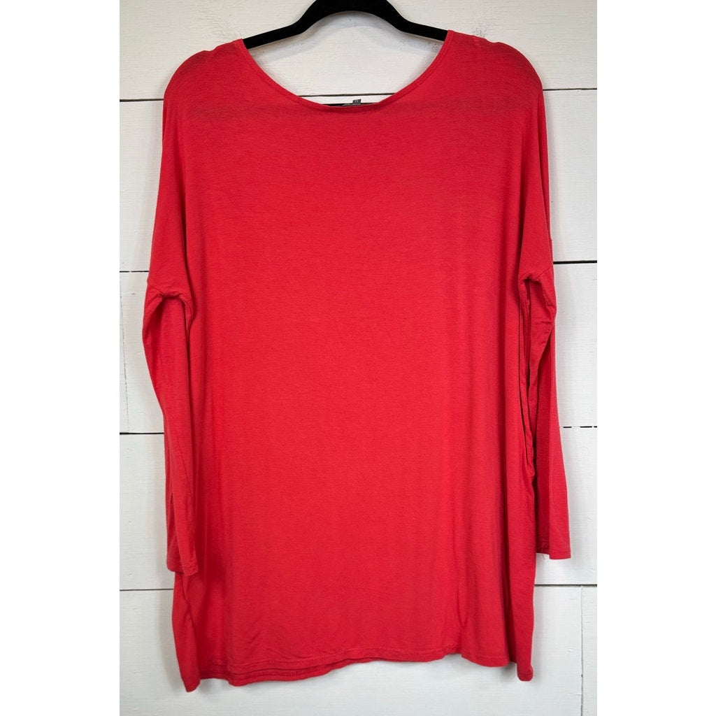 Emma's Closet Orange Blouse Women's Medium