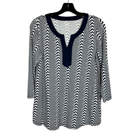 Kim Rogers 3/4 Sleeve Top Women's Size Small