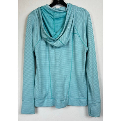 Tangerine Blue & White Long Sleeve Jacket Women's XXL