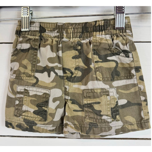 Faded Glory Camo Shorts Boy's Size 6-9 Months