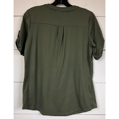 Perseption Concept Green Blouse Women's Size Small