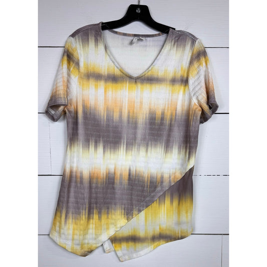 Cato Short Sleeve Blouse Women's Size Small