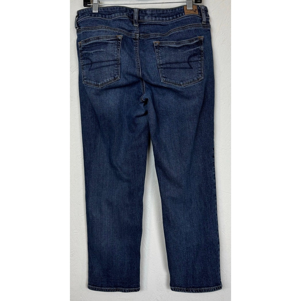 American Eagle Outfitters Blue Straight Jeans Women's Size 10